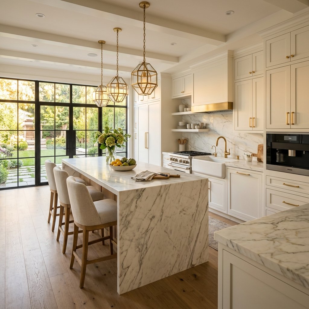 Custom luxury kitchen cabinets installed by Grace Cabinets in Kitchener Ontario